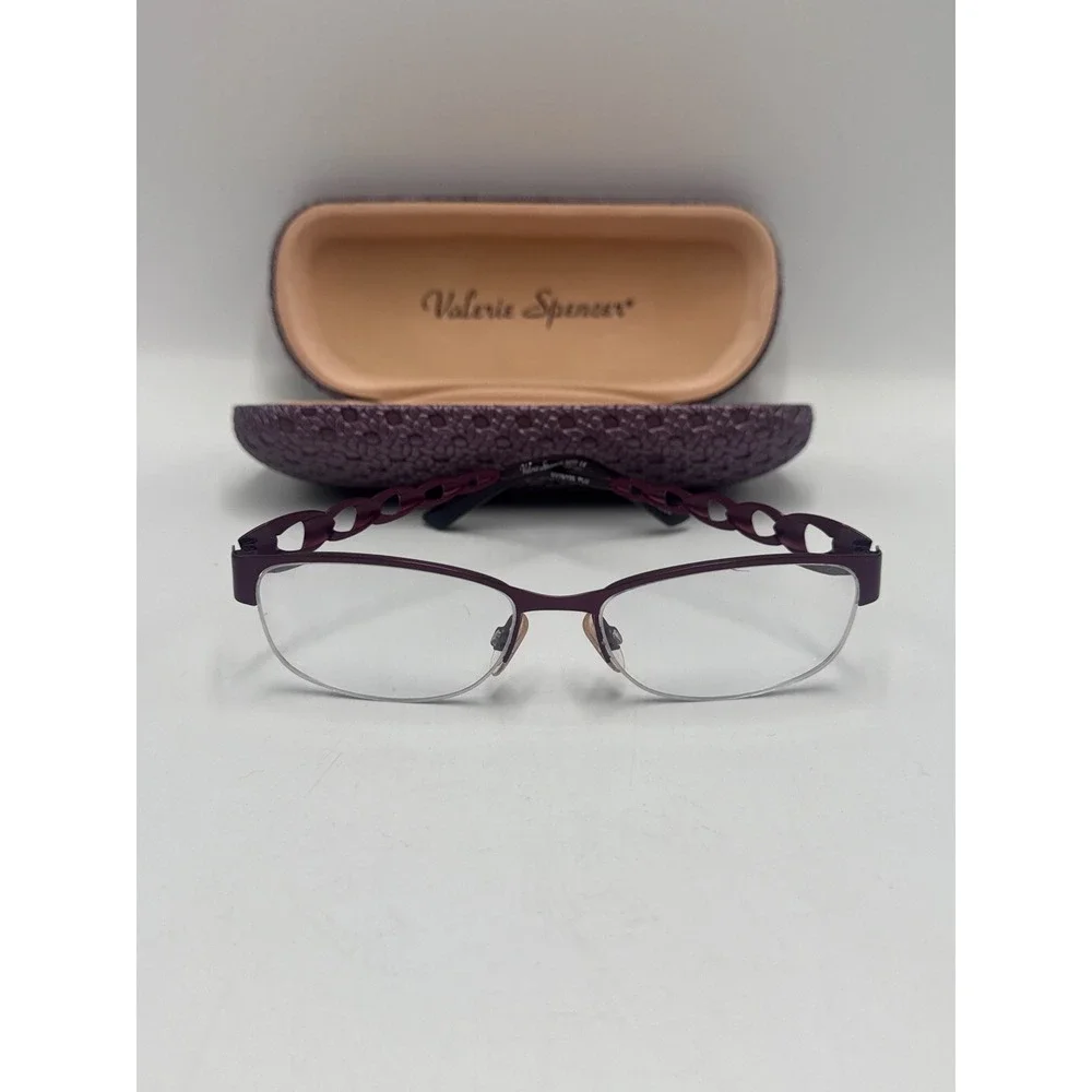 Valerie Spencer‎ 9277 Plum Purple Eyeglass Frames 51/16/135, with case